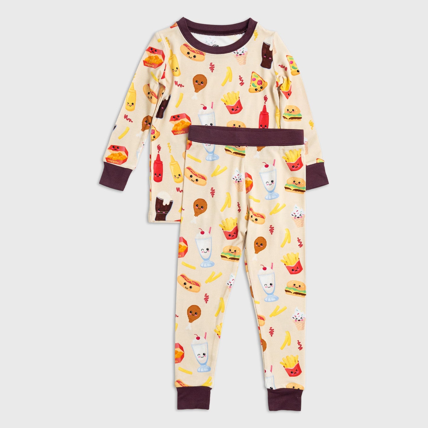 Blissful Bites Long Sleeve Pajamas
