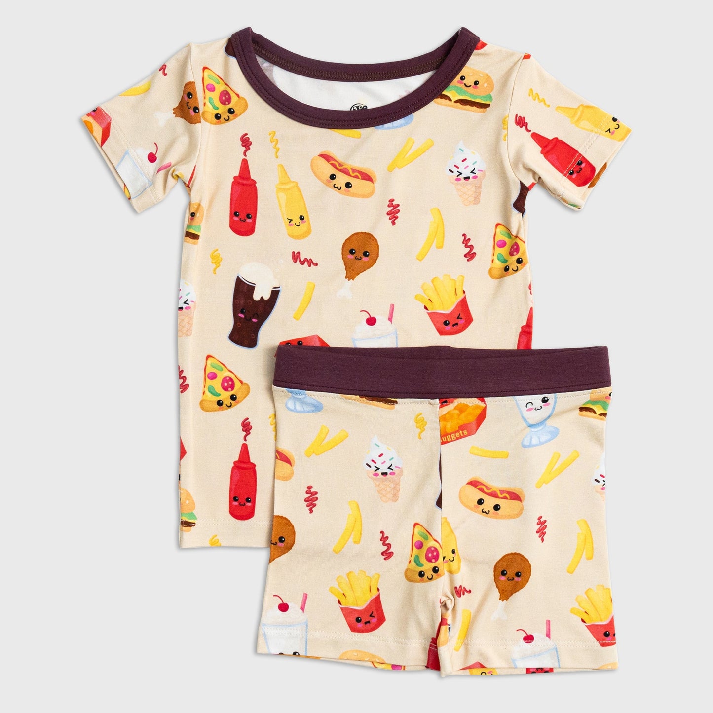 Blissful Bites Short Sleeve Pajamas