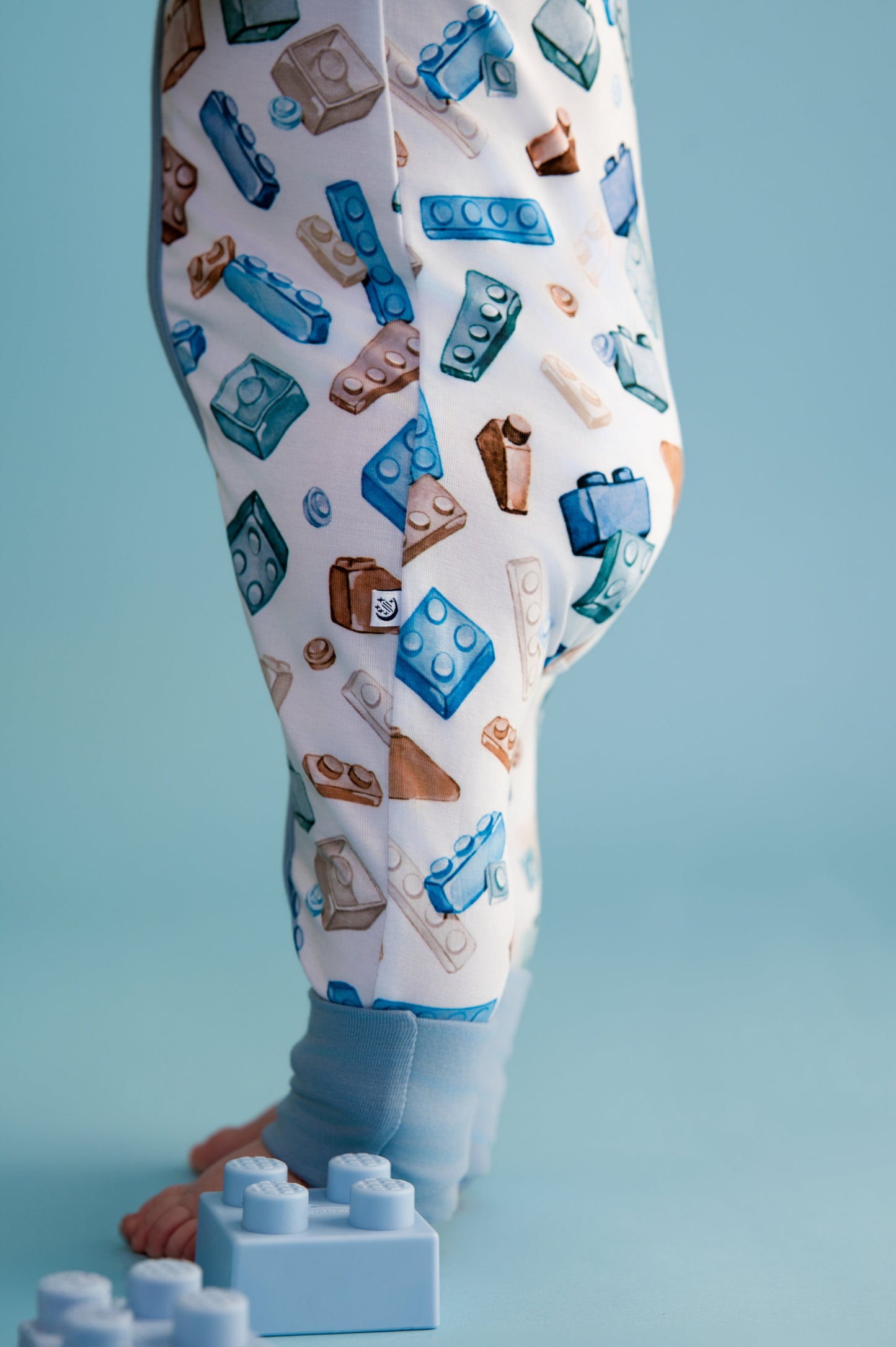 Block Party (Blue) Romper BDLJ
