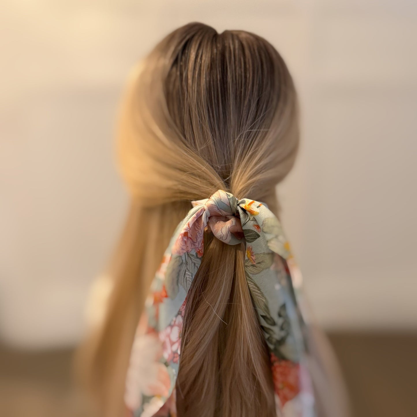 Blooming Festival Scarf Hair Scrunch Set Of 3