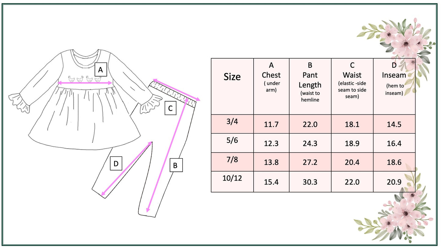 Blue Chicken Pant Set