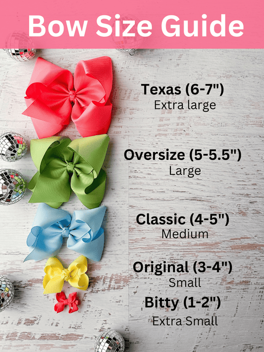 Classic Grosgrain Hair Bow - Alligator Clip - 4.5"