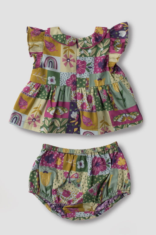 Floral Gabrielle outfit set