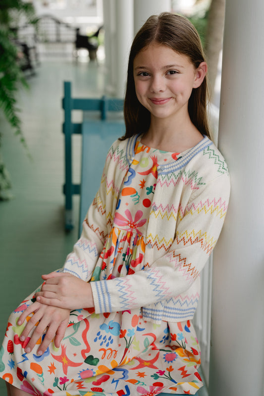 Evelyn Striped Cardigan