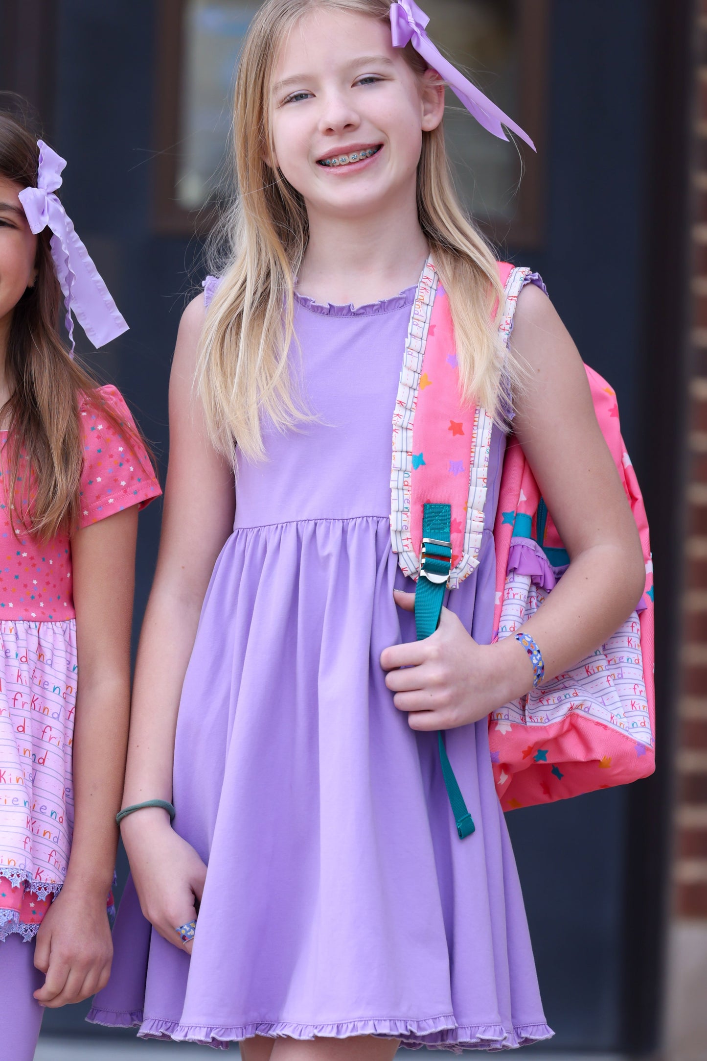Purple Adele Dress Kind Friend