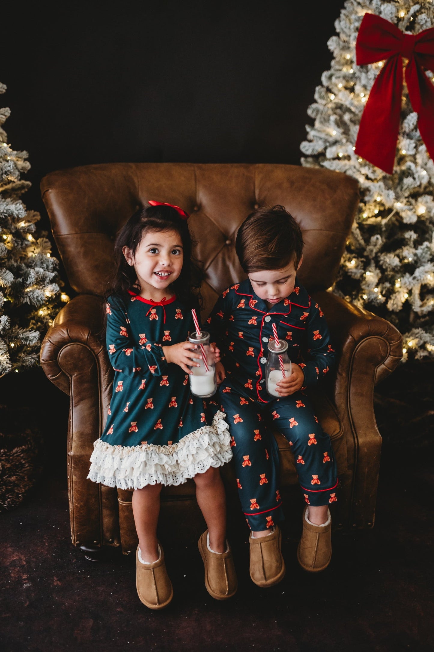 *PREORDER* Beary Merry Gown and Bloomers