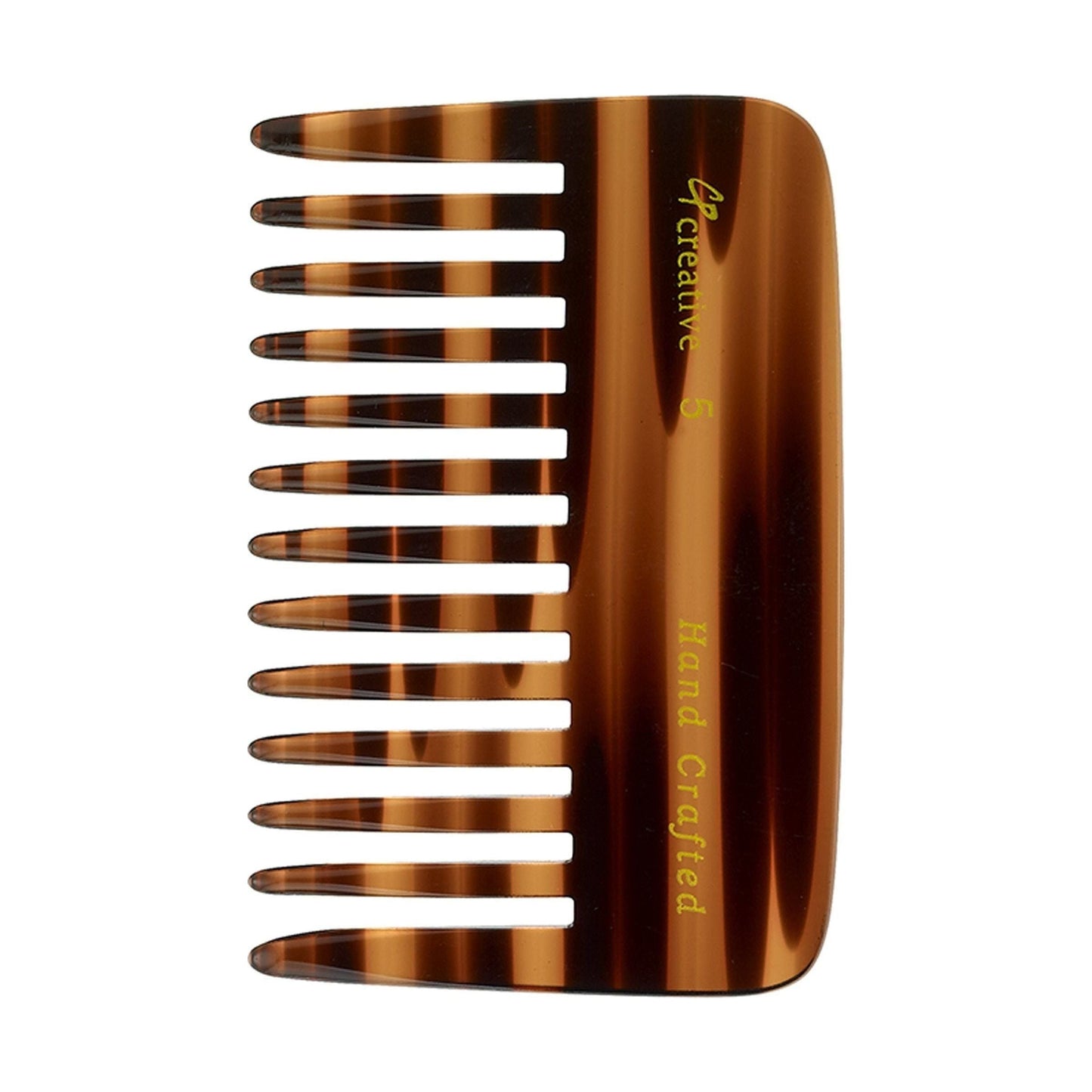Creative C5 Wide Tooth 4 Inch Tortoise Hair Comb