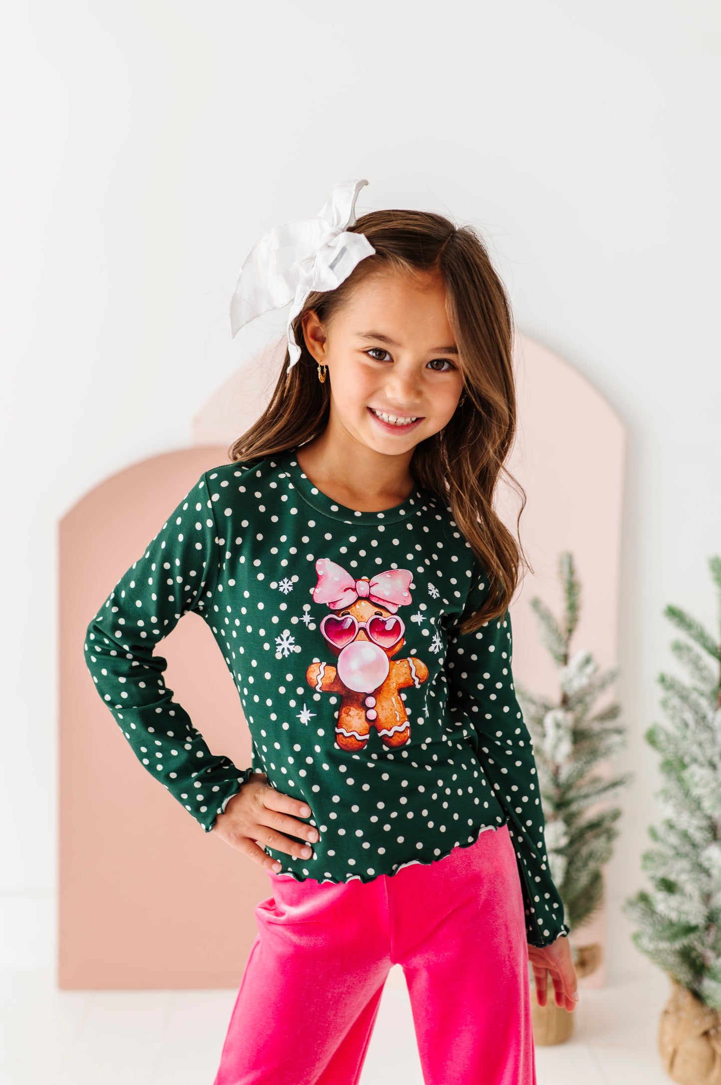 Bubblegum Gingerbread | Bamboo Long Sleeve Shirt