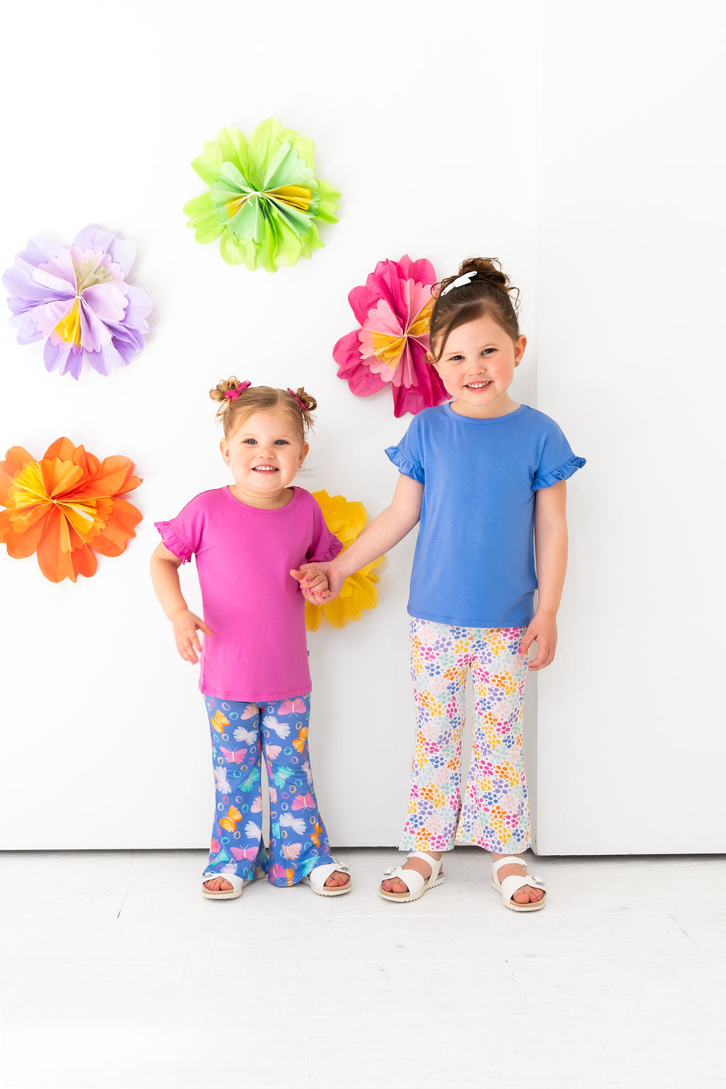 Korrie Butterflies Bamboo Flared Leggings