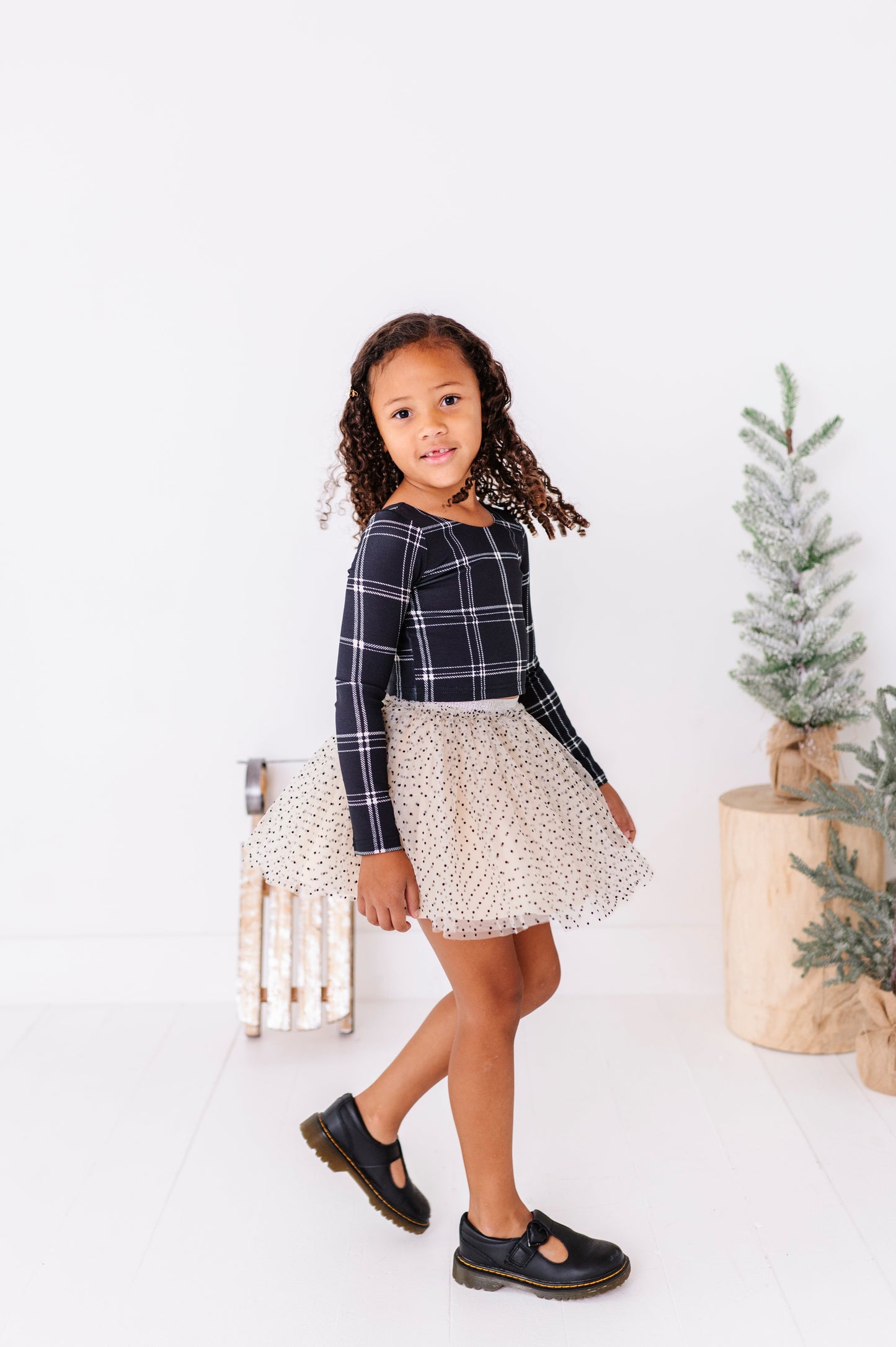 Cream + Dottie | MESH Skort