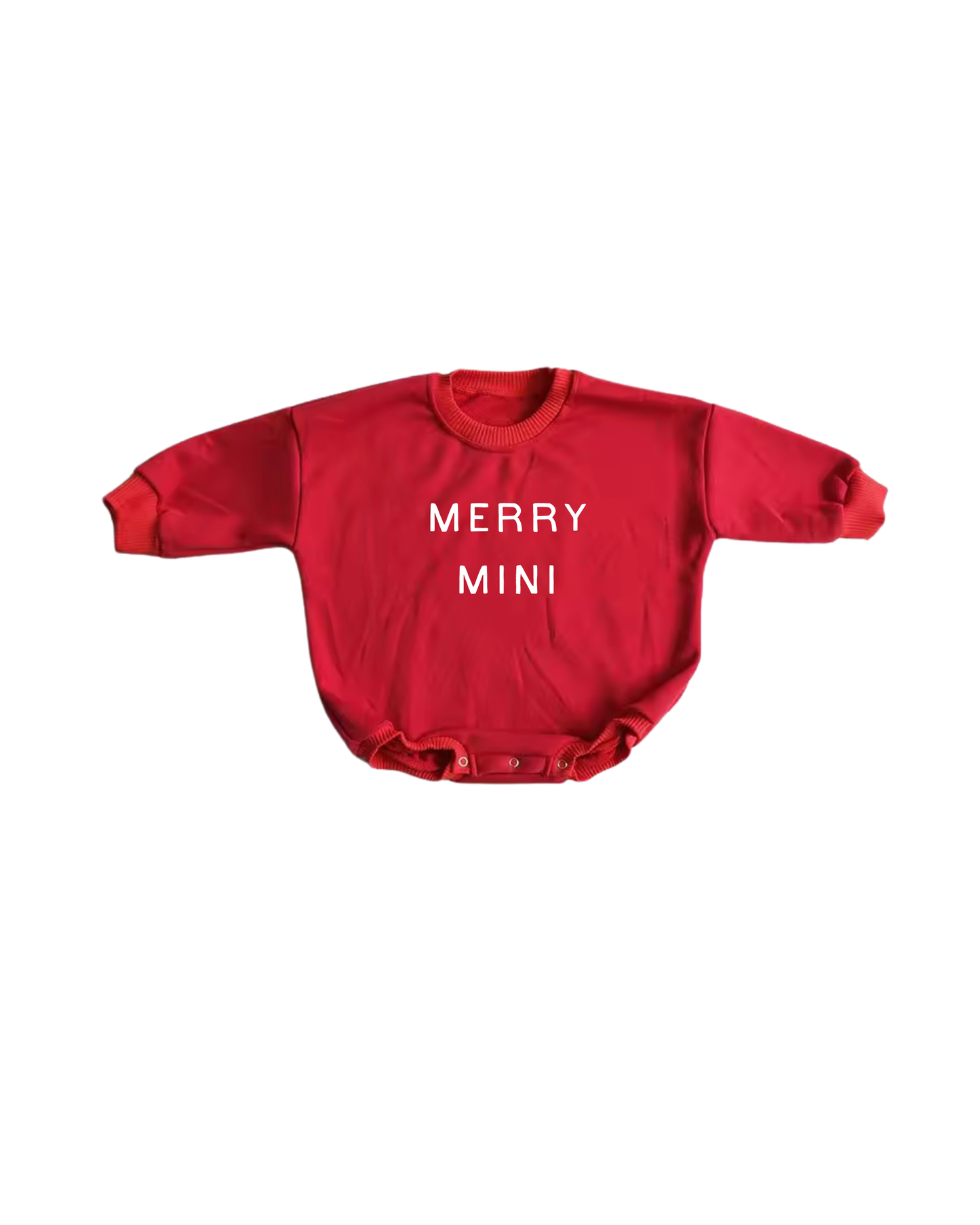 Merry Mini Bubble Romper