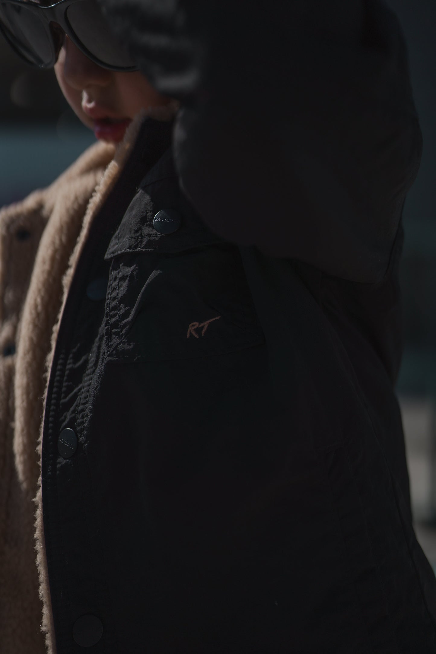 EZRA WATER RESISTANT JACKET - BLACK