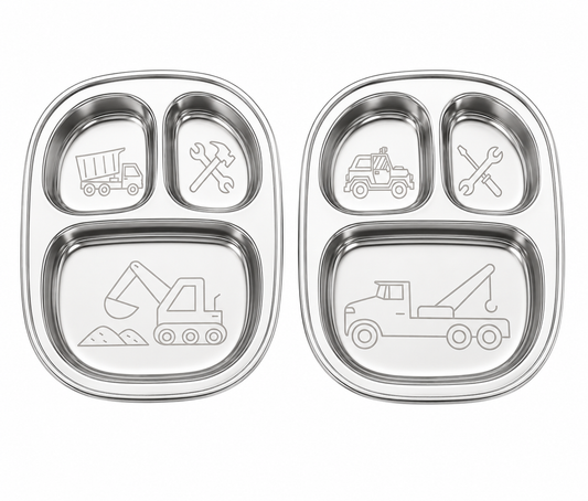 Trucks Stainless Steel Divided Plate Set (Two)