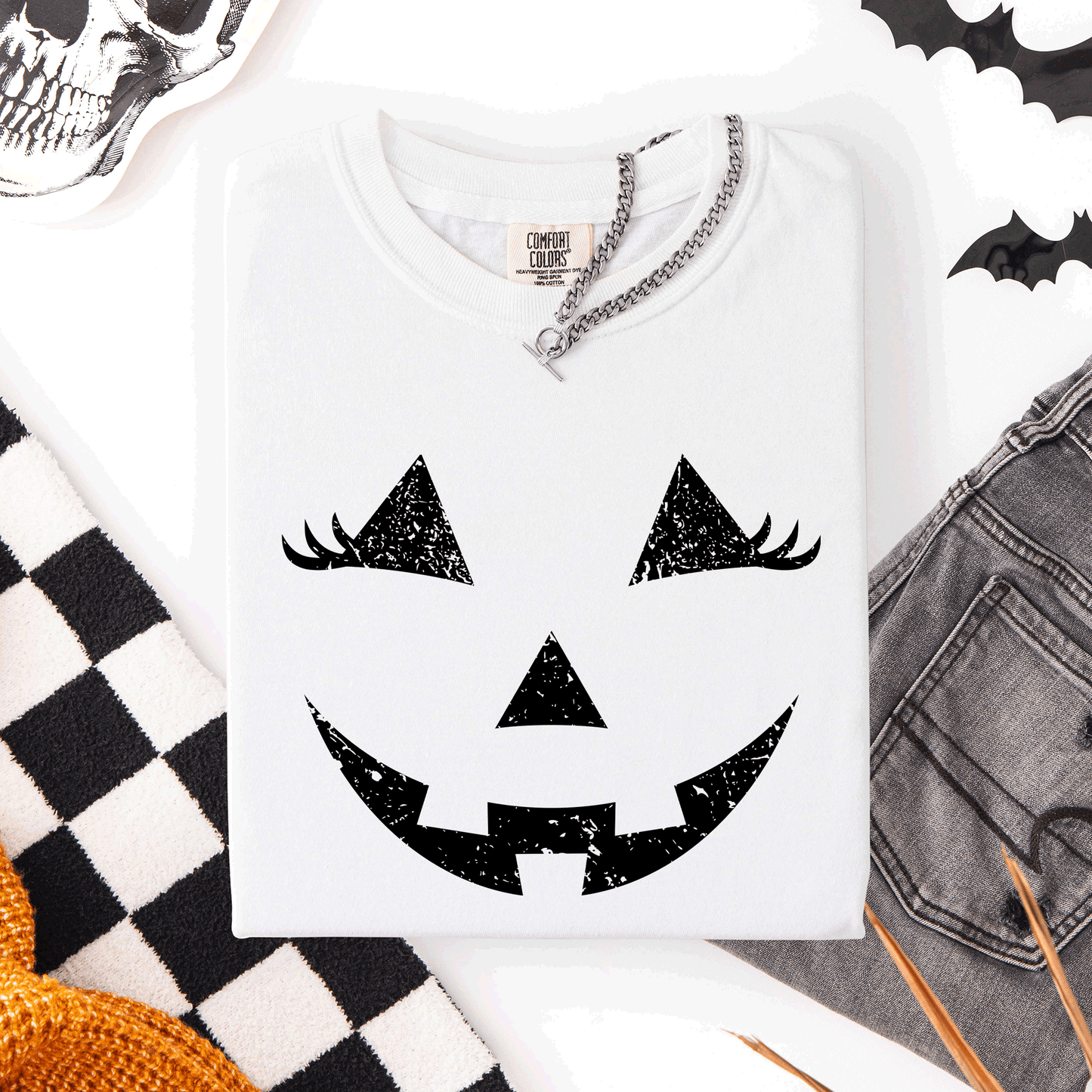 Cute Jack o Lantern, Halloween, Comfort Colors T-Shirt