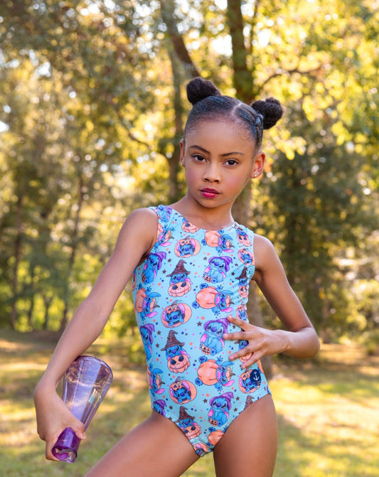 Stitch or Treat Halloween Leotard