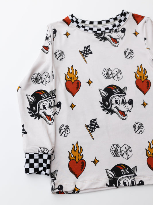 Wild at heart-AK Dreamers Bamboo 2PC PJ’s