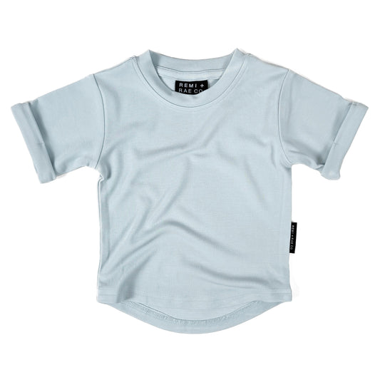 BAMBOO LUXE TEE - SKY