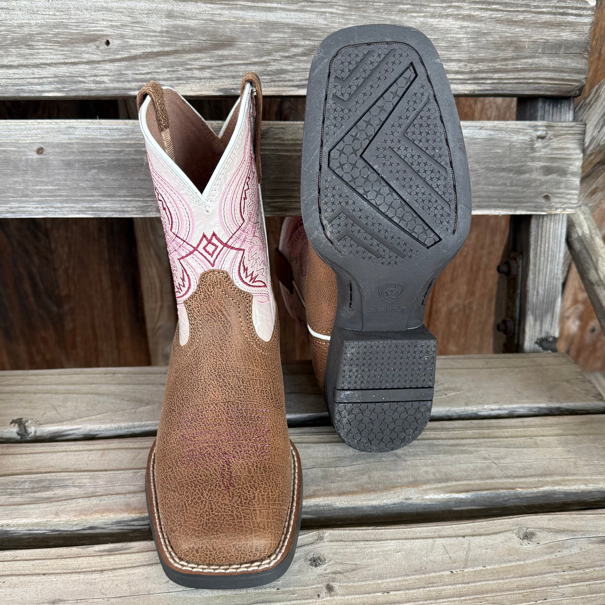 Pink Double Kicker | Ariat Kids