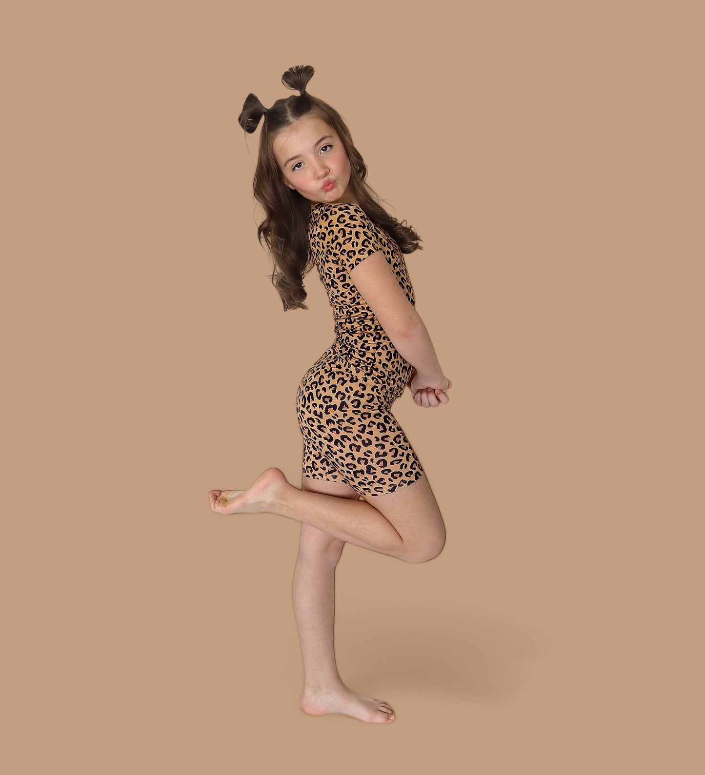 LEOPARD DREAM SHORT SET