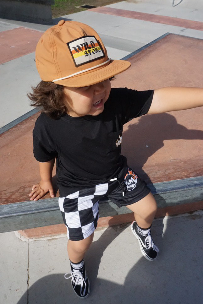 Burn Out Mesh Shorts