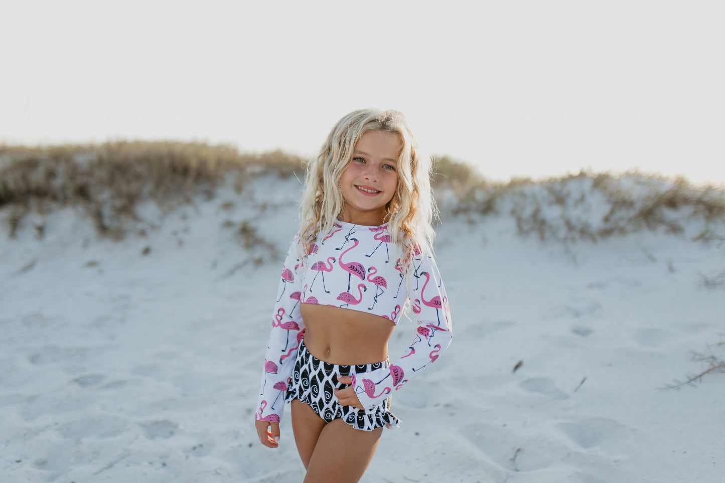 Cleo Flamingo 2 Piece Swimsuit