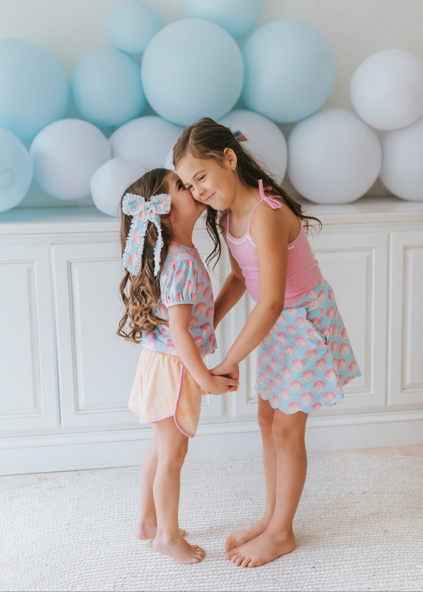 Serene Seashell Shirt & Short Set