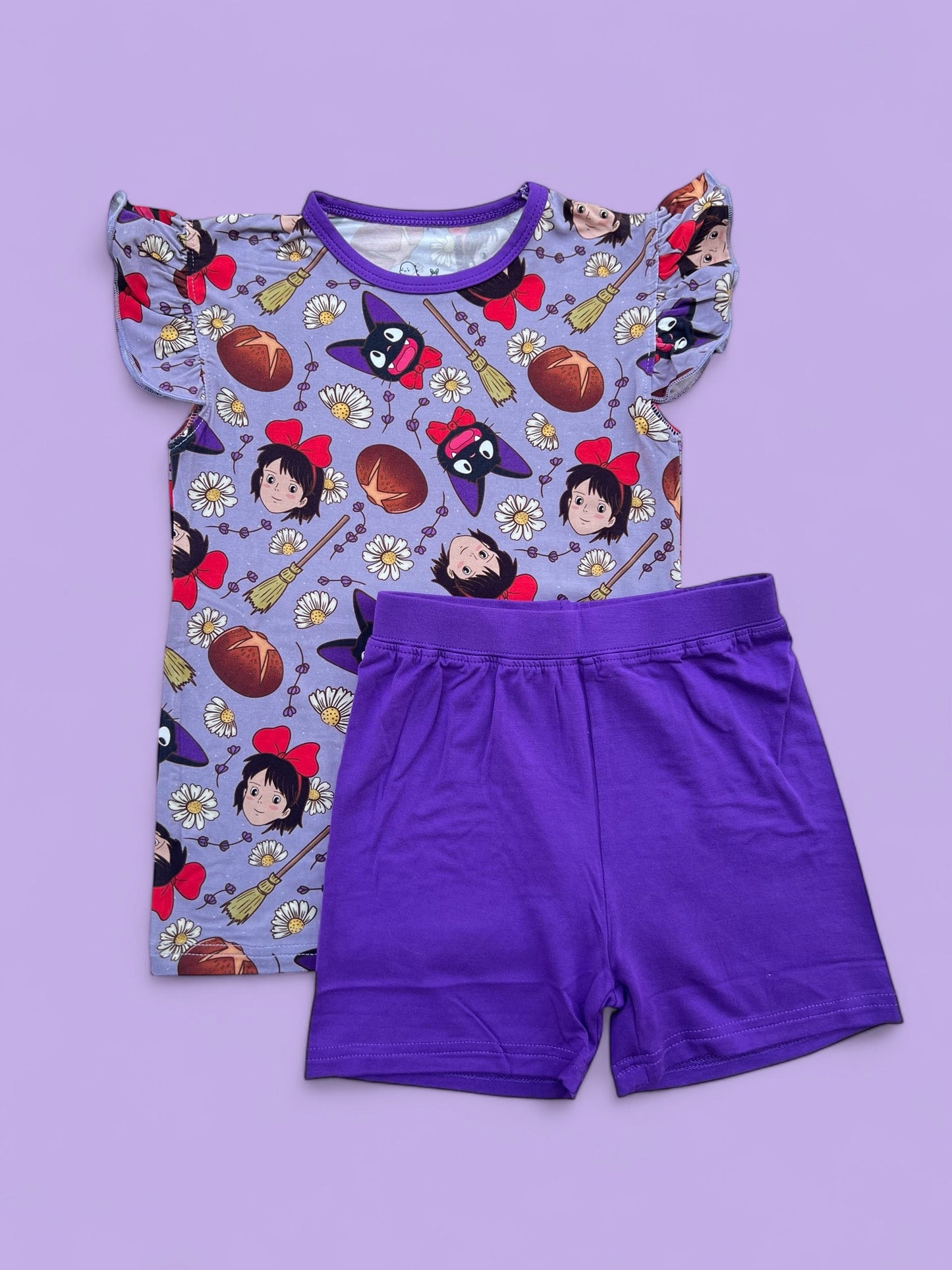 Special Delivery Flutter Sleeve Short Set