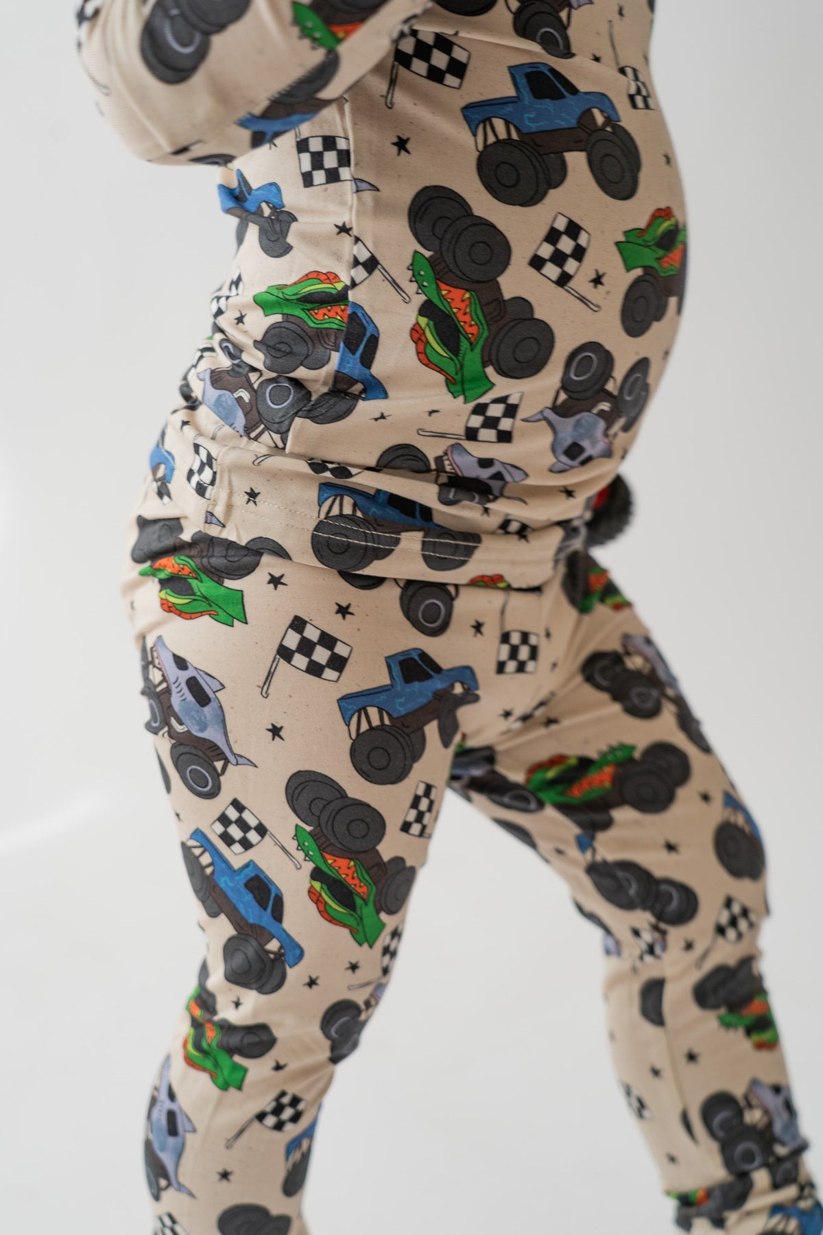 Monster Truck 2 piece PJ's