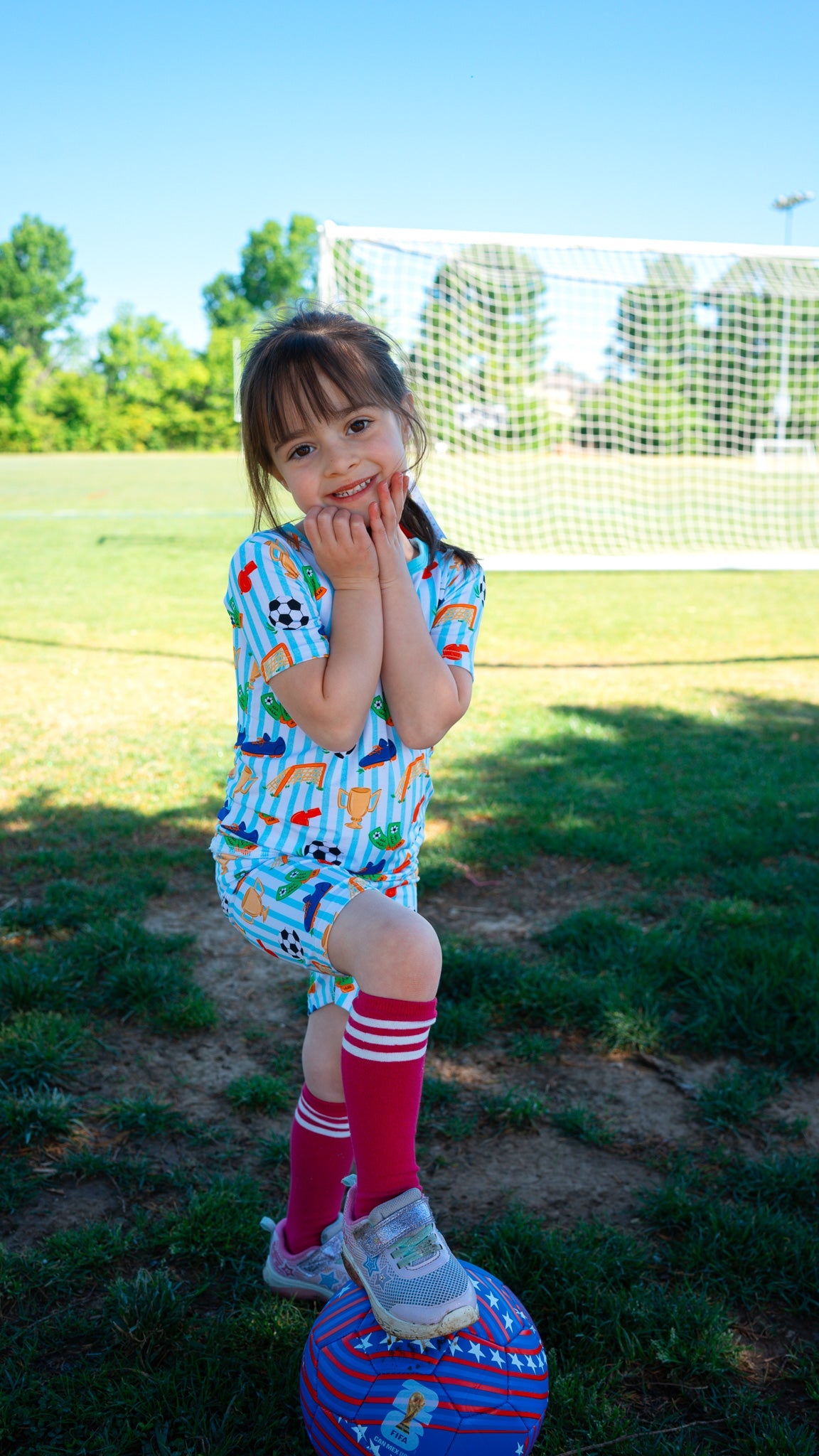 Soccer Short Sleeve Set