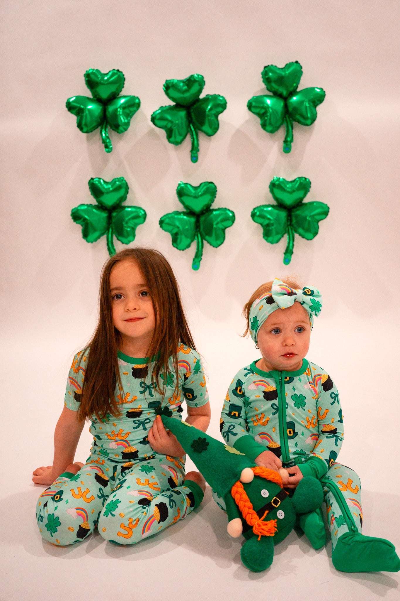 St. Patty's Day "Shamrock Snuggles" Two Piece