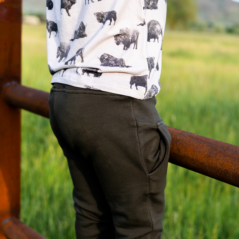 Stetson bison Bamboo Pocket Tee + Jogger Set