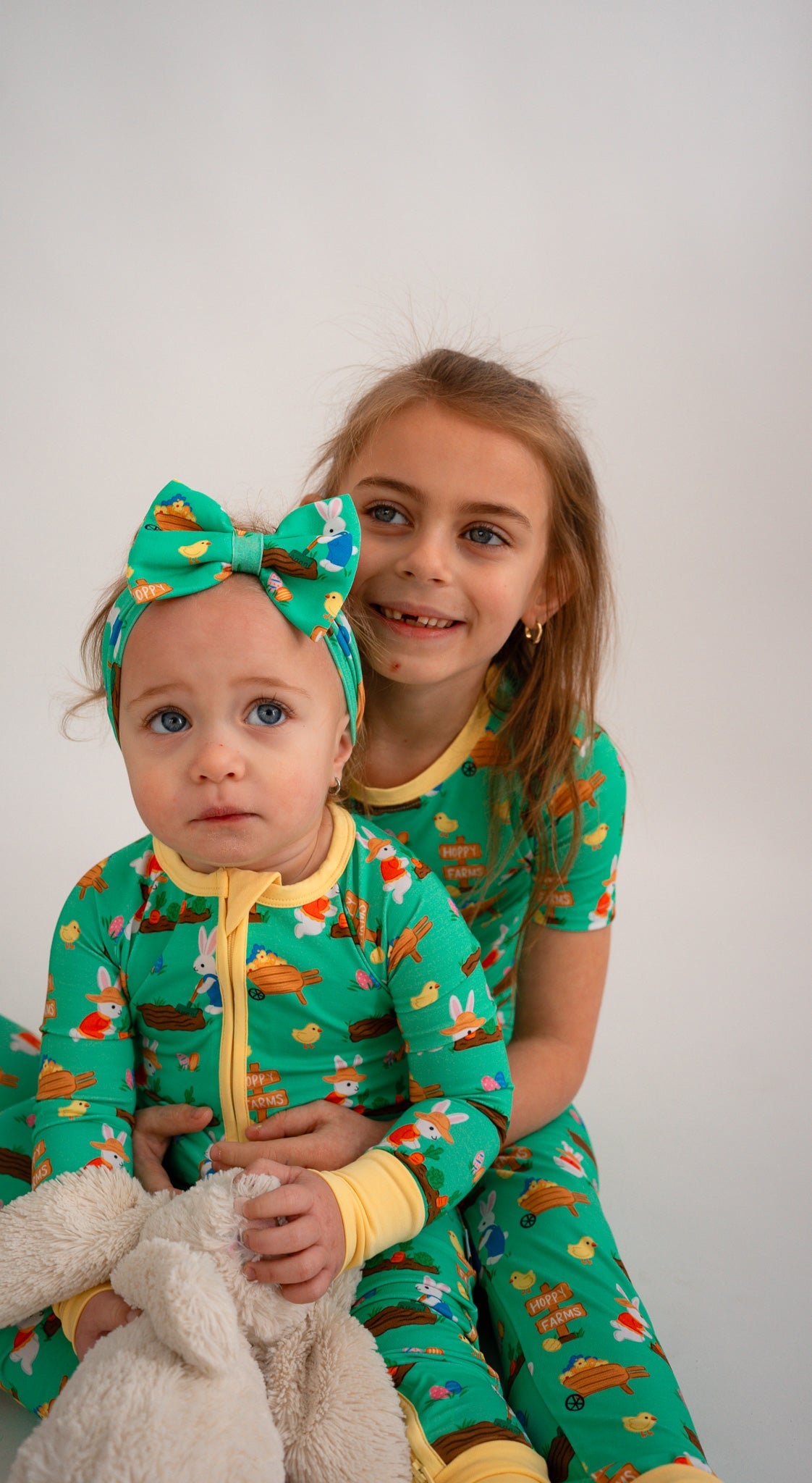 Easter (Cotton Tail Cutie) Two-Piece Bamboo Pajamas