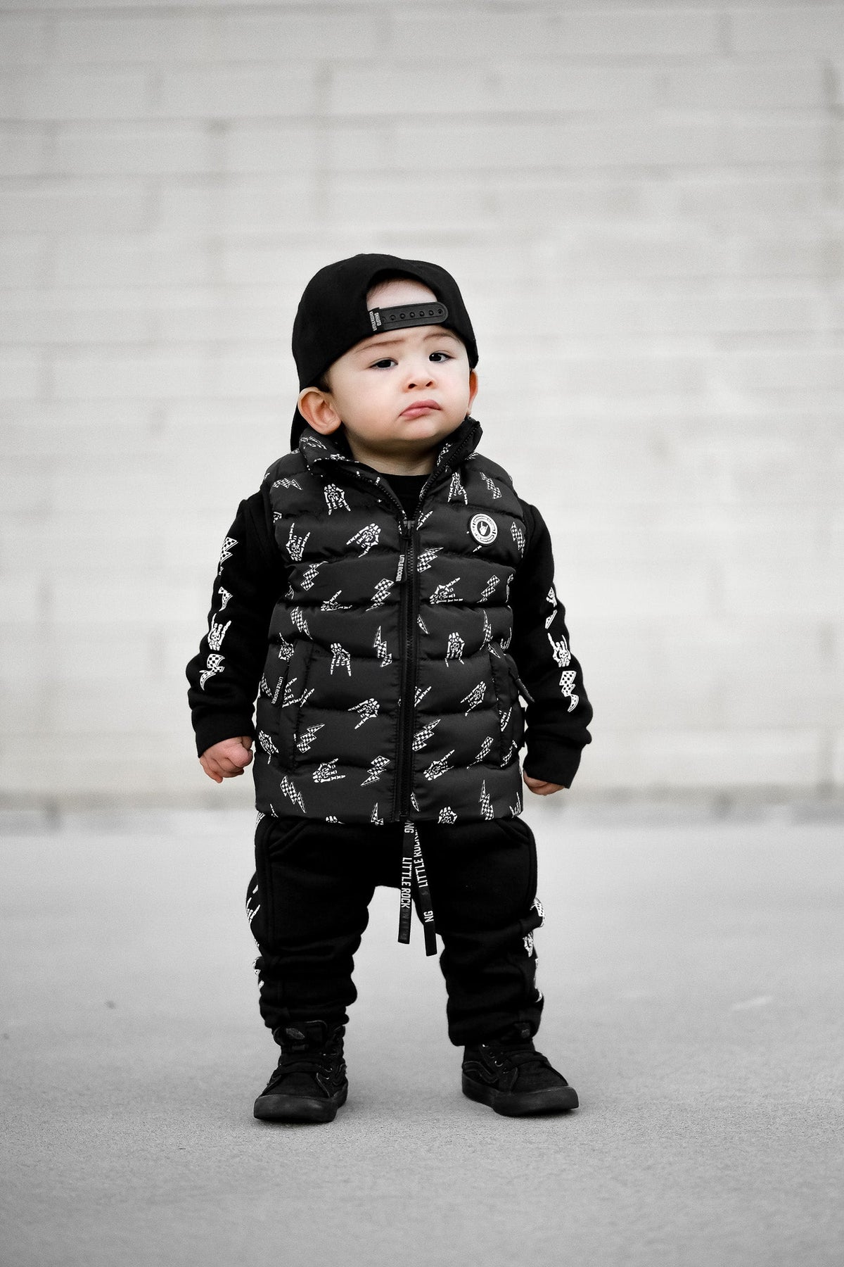 Bolted Bones Puffer Vest