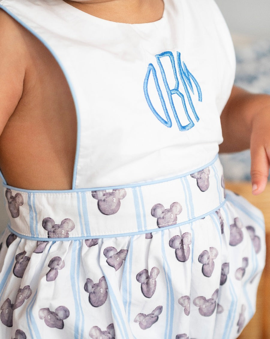 Hand Painted Mouse Print Unisex Bubble