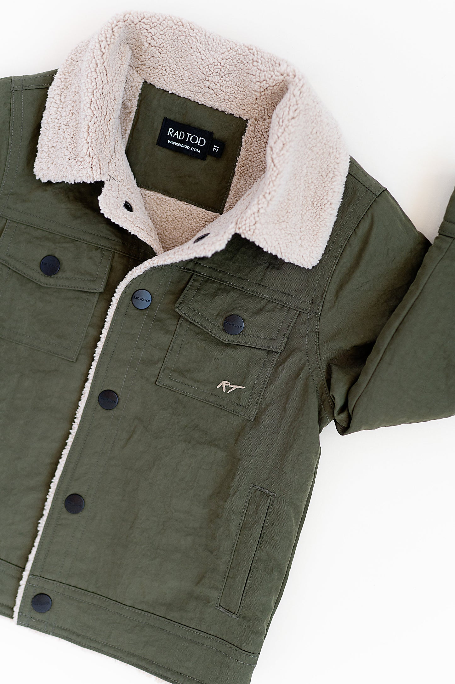 EZRA WATER RESISTANT JACKET - OLIVE