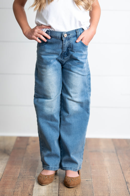 Wide Leg Denim Pant