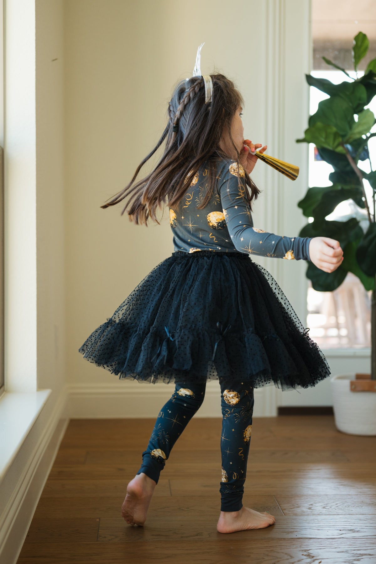 Cozy Countdown Swiss Dot Tutu