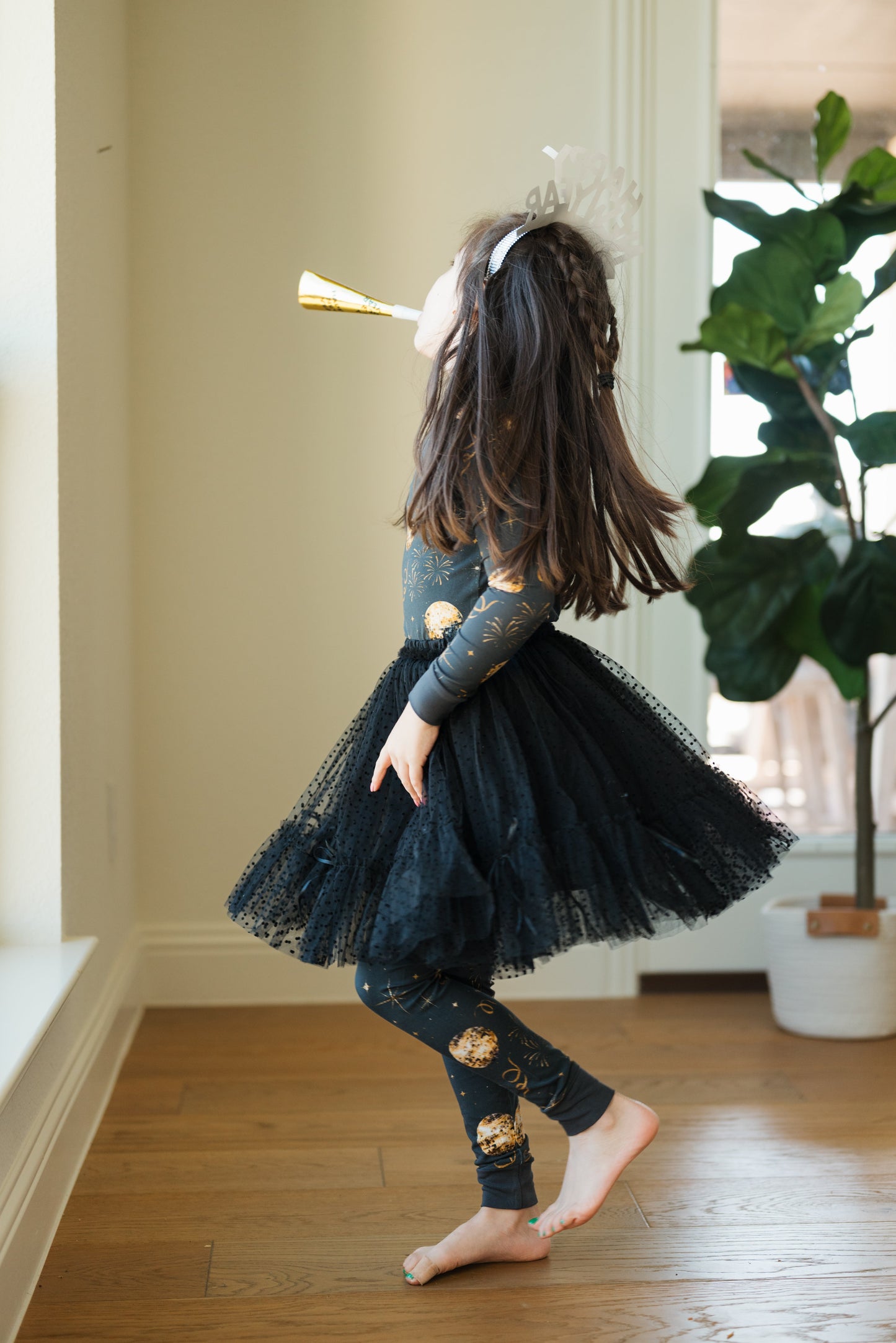 Cozy Countdown Swiss Dot Tutu