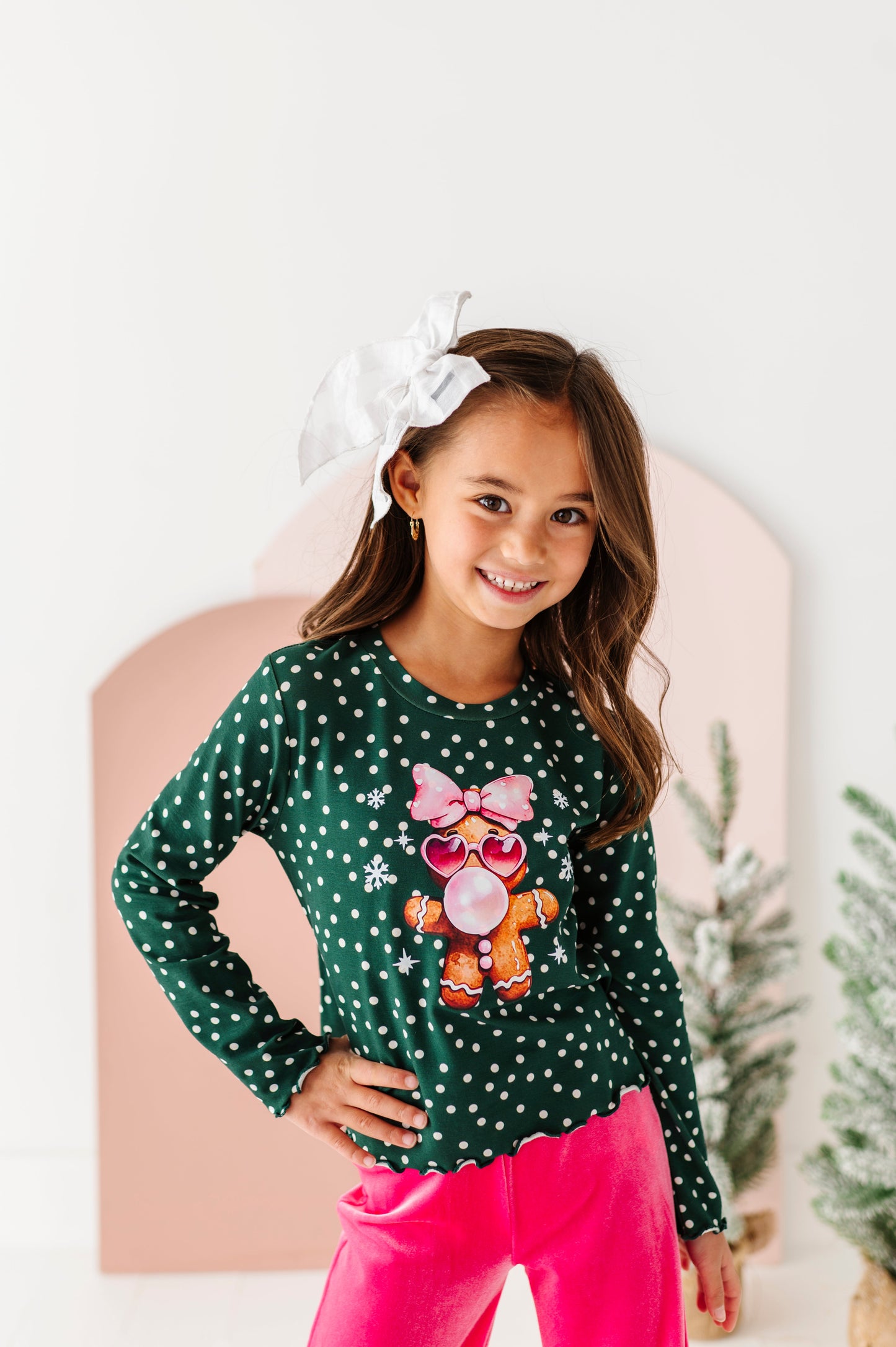 Bubblegum Gingerbread | Bamboo Long Sleeve Shirt