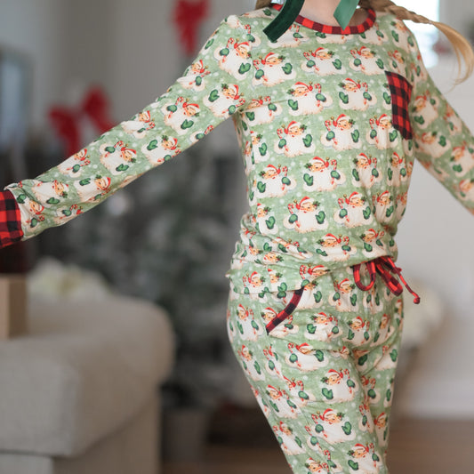 Vintage Santa Unisex Kid Set
