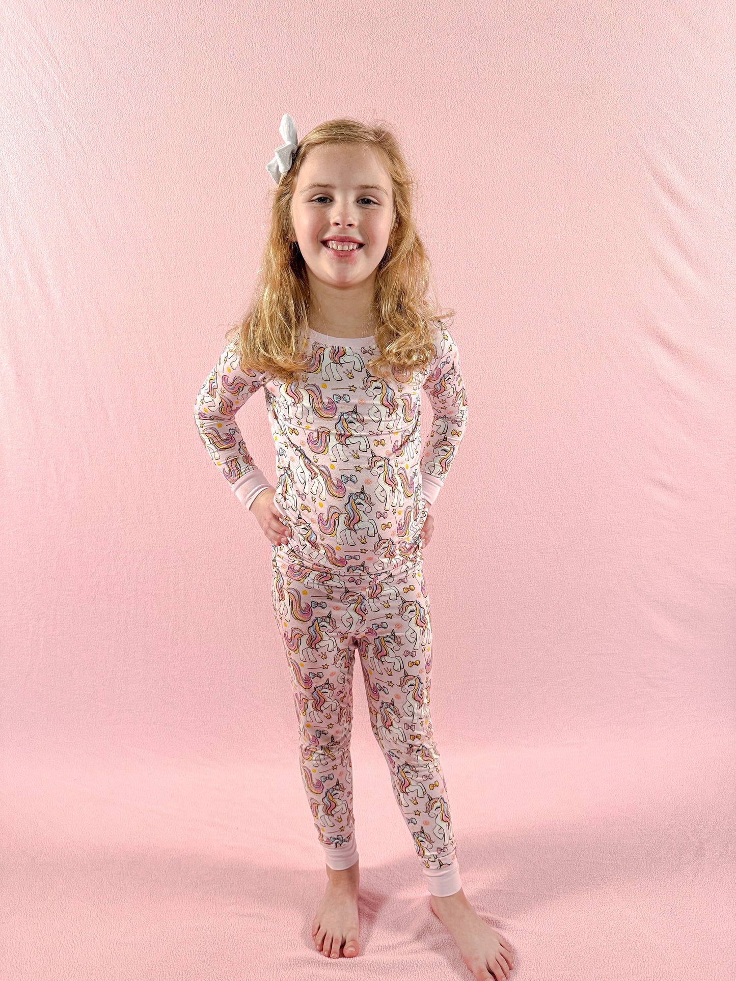 Pink Unicorn | Two-Piece Pajama Set
