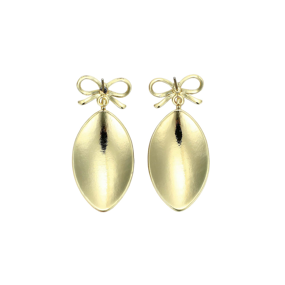 Glitter Football Earrings