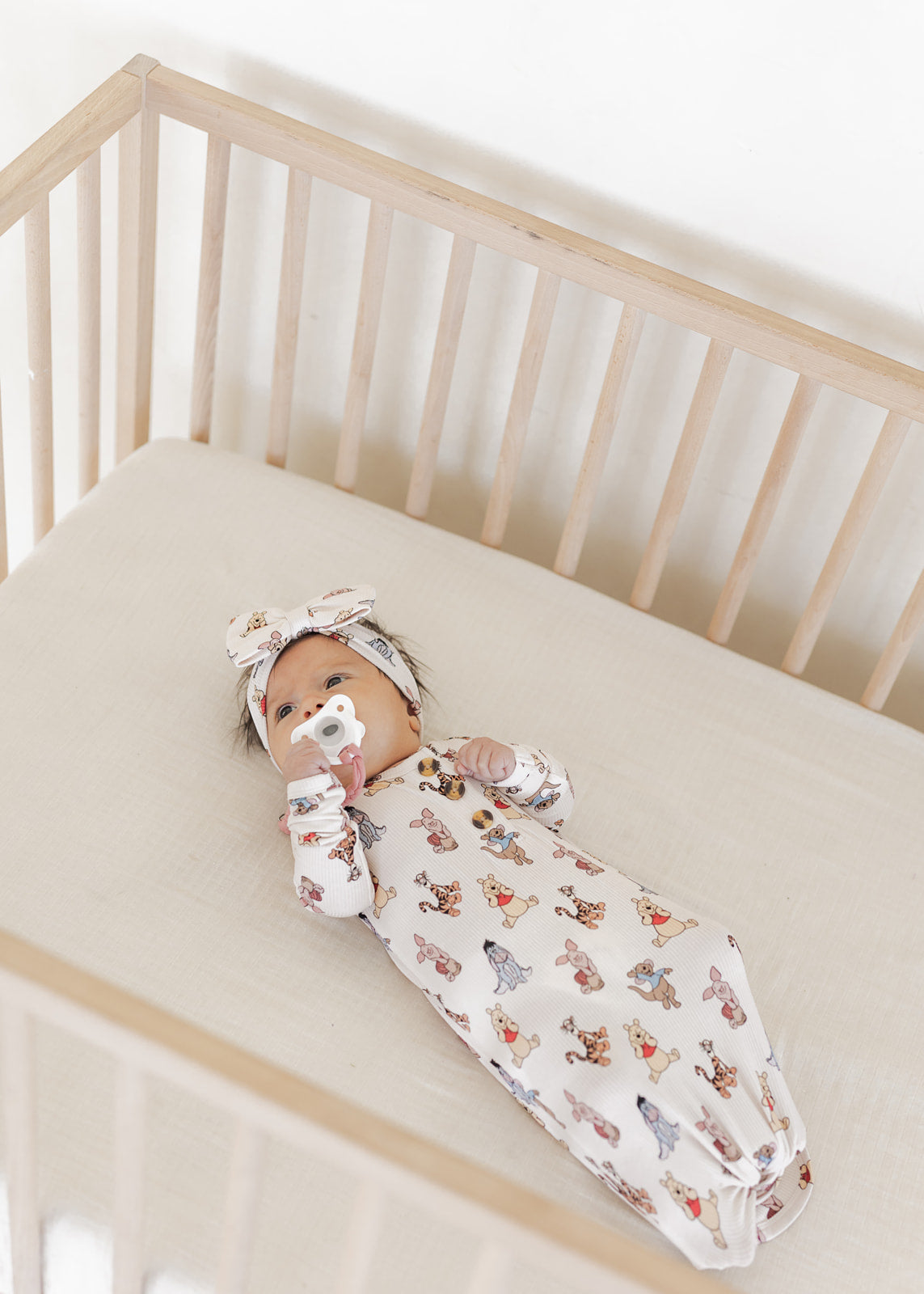 Pooh (Ribbed) | Bamboo Knotted Gown