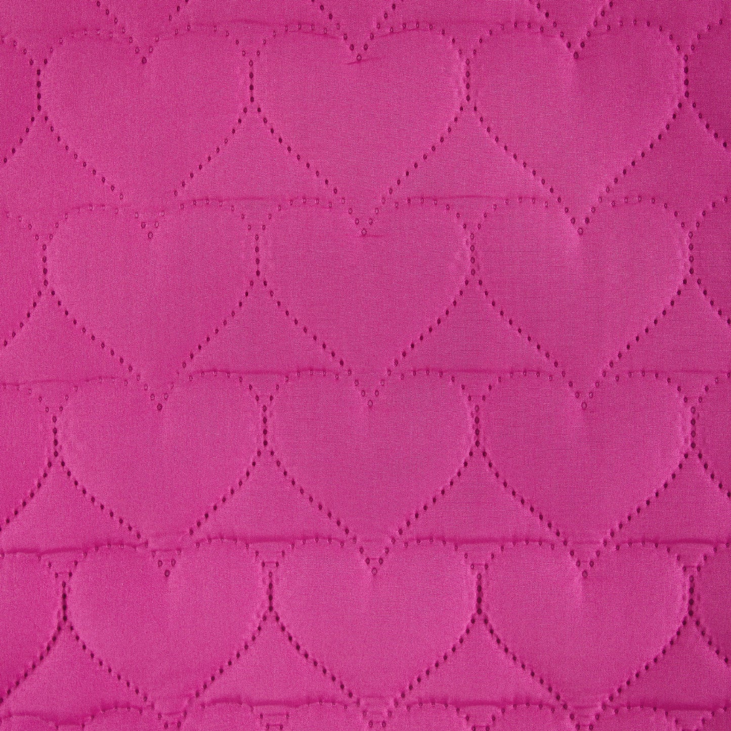 Kids Hooded Quilted Jacket | Pink Hearts