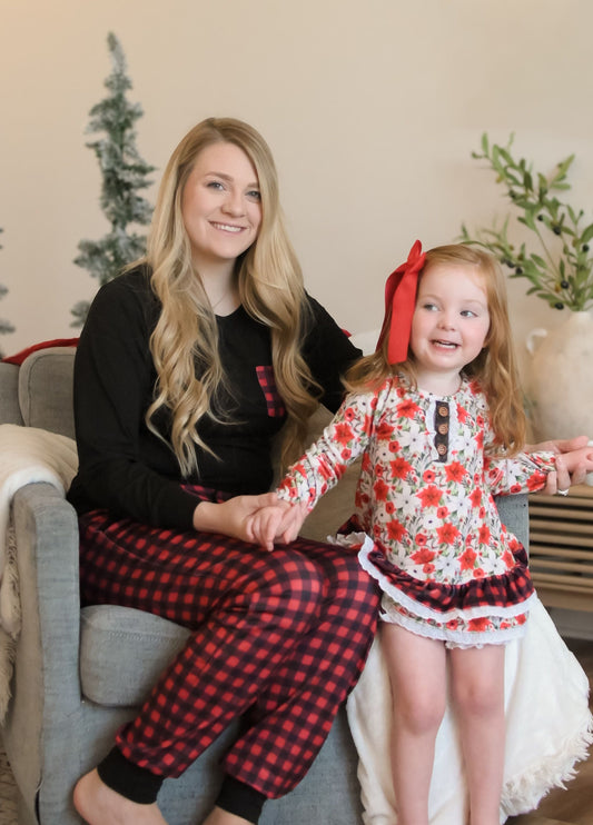 Adult Unisex Buffalo Plaid Set