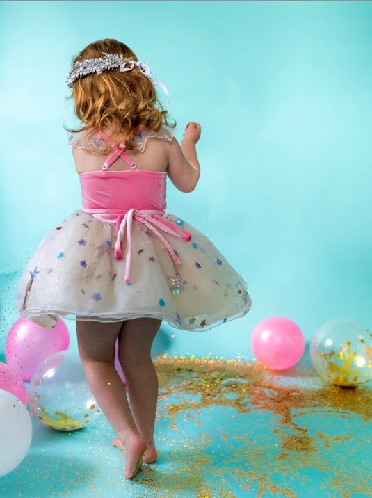 Birthday Dress & Bloomer Set ~ Pink