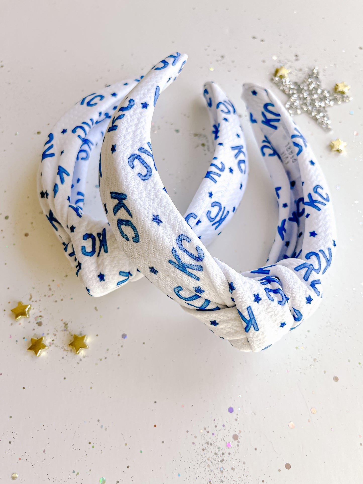 Navy KC Sporting Knotted Headband