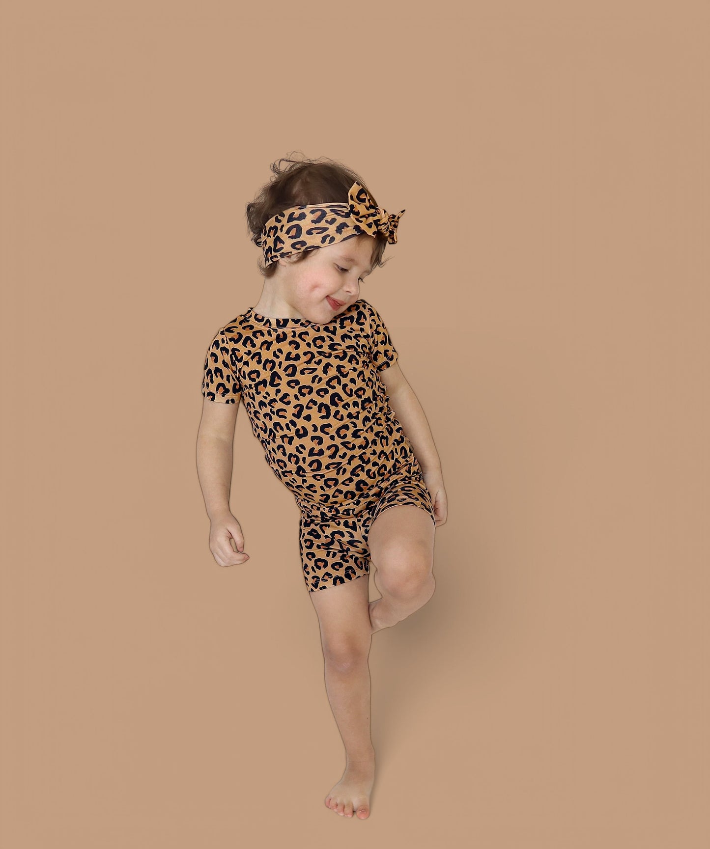 LEOPARD DREAM SHORT SET