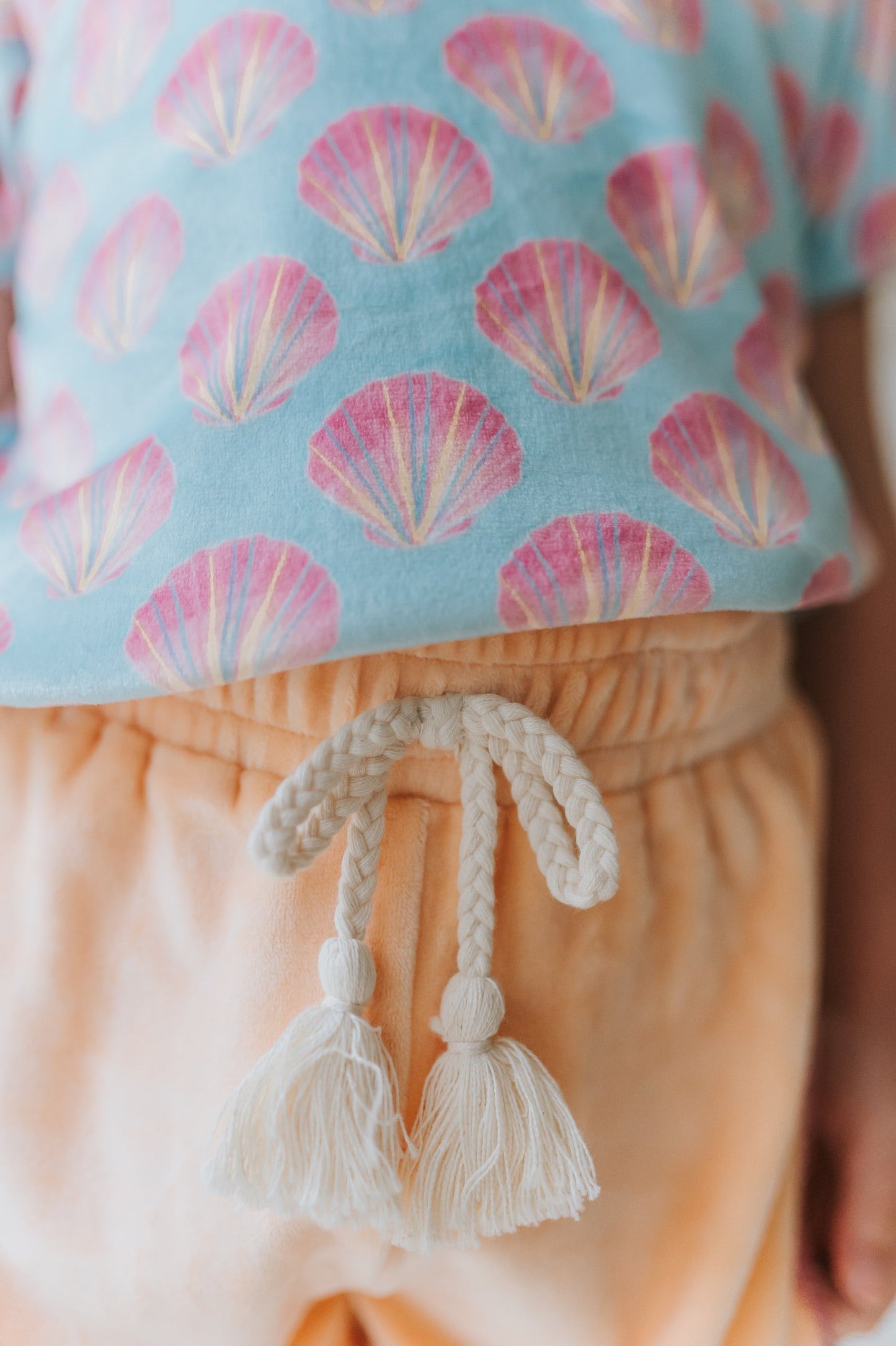 Serene Seashell Shirt & Short Set