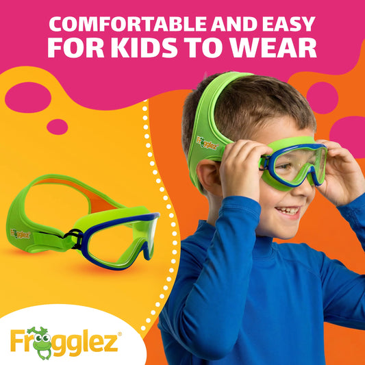 Green Solidz Swim Half Mask ages 4-10